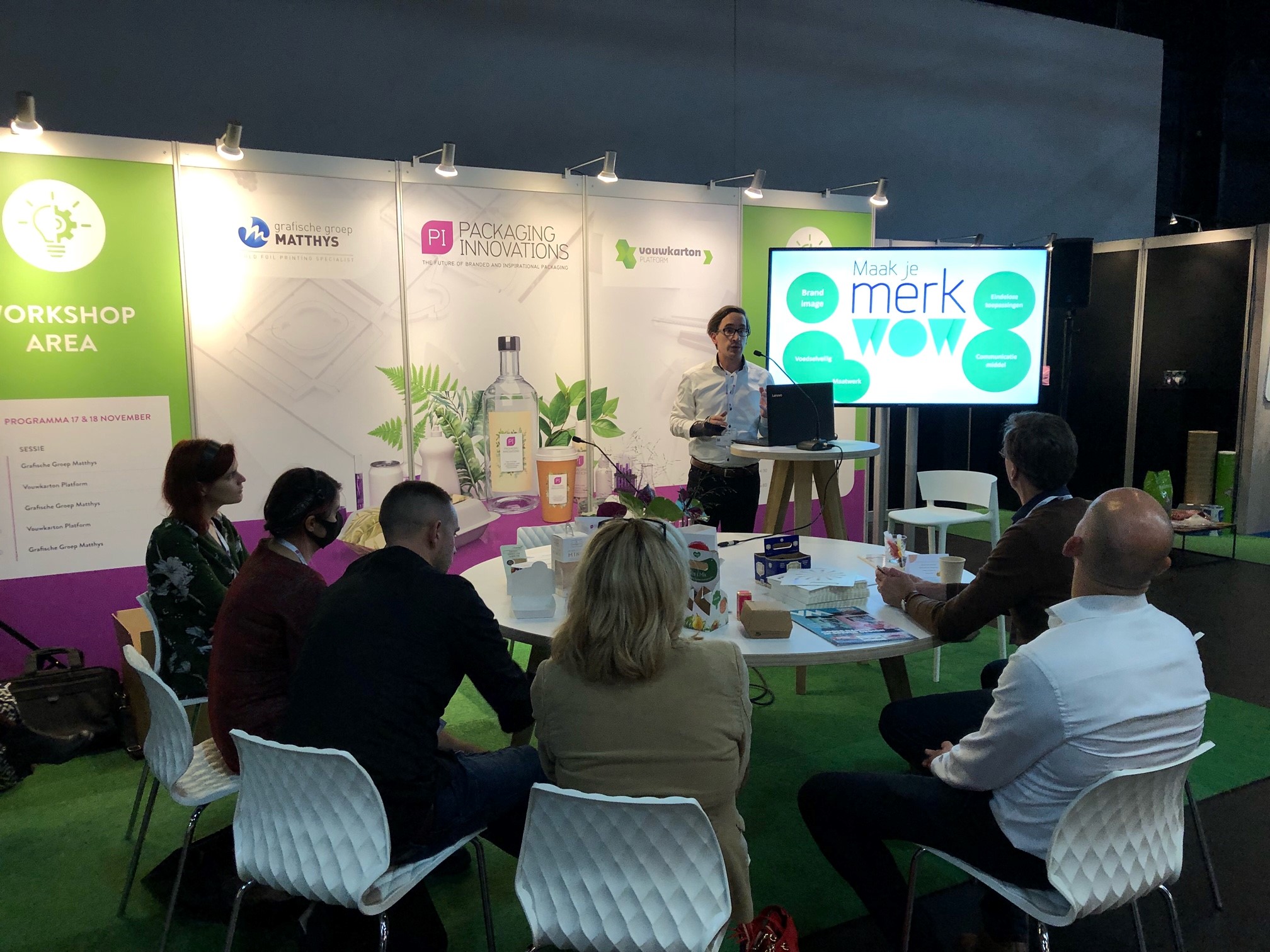 Workshops vouwkarton op Packaging Innovations 2021